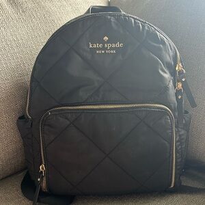 Black Kate spade diaper bag book bag